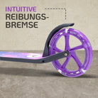 Apollo - Klappbarer City Roller "Artemis" höhenverstellbarer Tretroller für Kinder & Jugendliche - Starlight