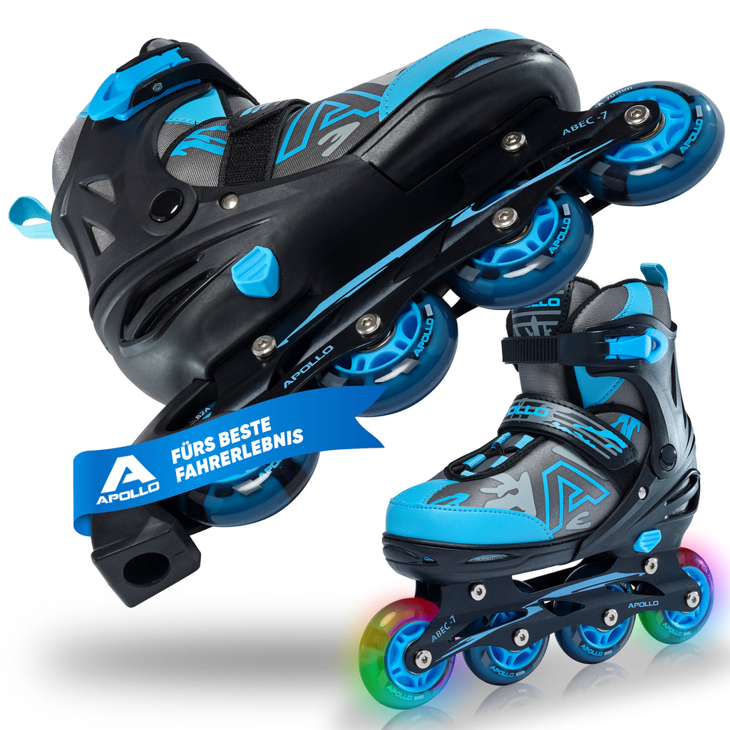 Apollo Funsport - Champion Adjustable Inline Skate (Blau) - S (31-34)