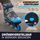 Apollo Funsport - Champion Adjustable Inline Skate (Blau) - L (39-42)