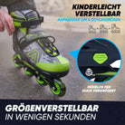 Apollo Funsport - Champion Adjustable Inline Skate (Grün) - L (39-42)