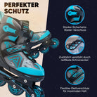 Apollo Funsport - Champion Adjustable Inline Skate (Mint) - L (39-42)