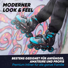 Apollo Funsport - Champion Adjustable Inline Skate (Mint) - L (39-42)