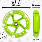 Apollo - Ersatzräderset für Skyracer - 145 mm Wheel Set - von Apollo - Green