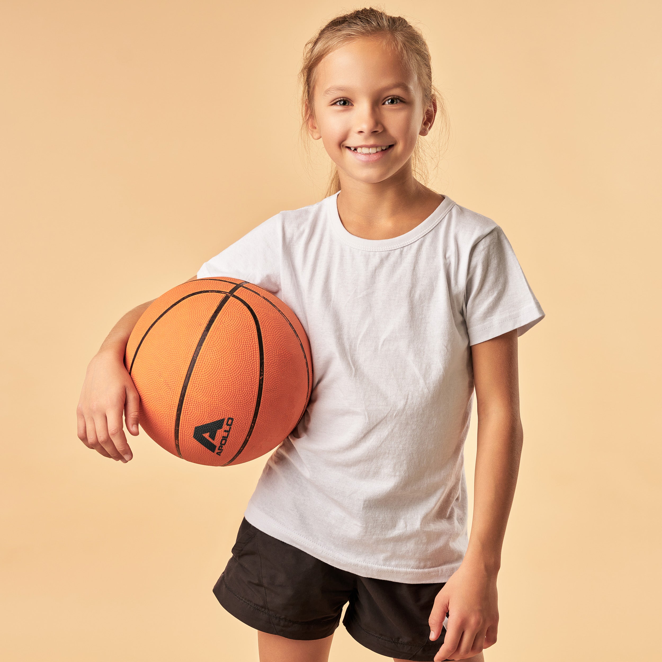 Apollo - Apollo Basketball für Inddor und Outdoor Korbball in Größe 7 - Orange - Orange