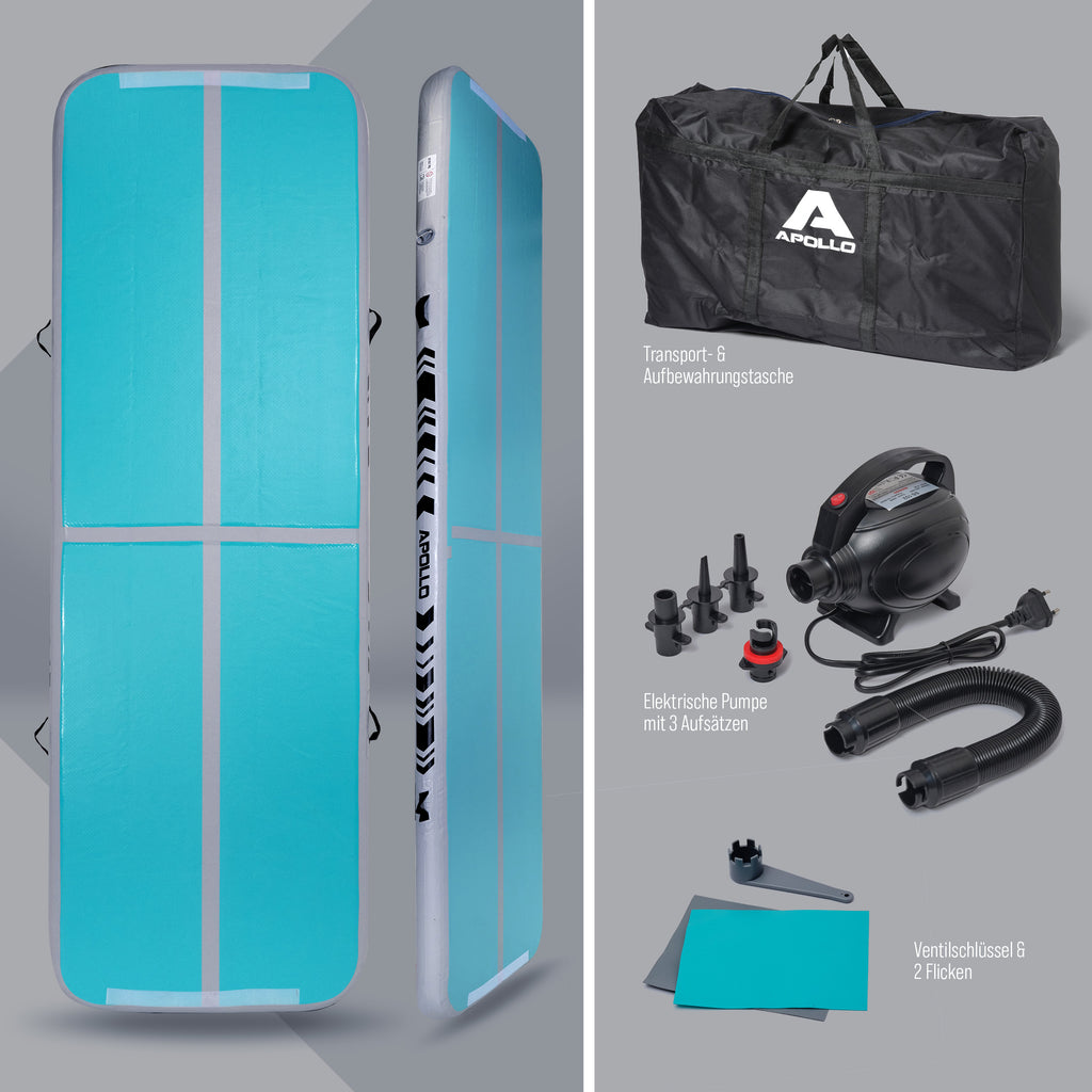 Apollo Funsport - Air Mat Pro - Air Tracking Matte - Mint - Full Color 300x100x10