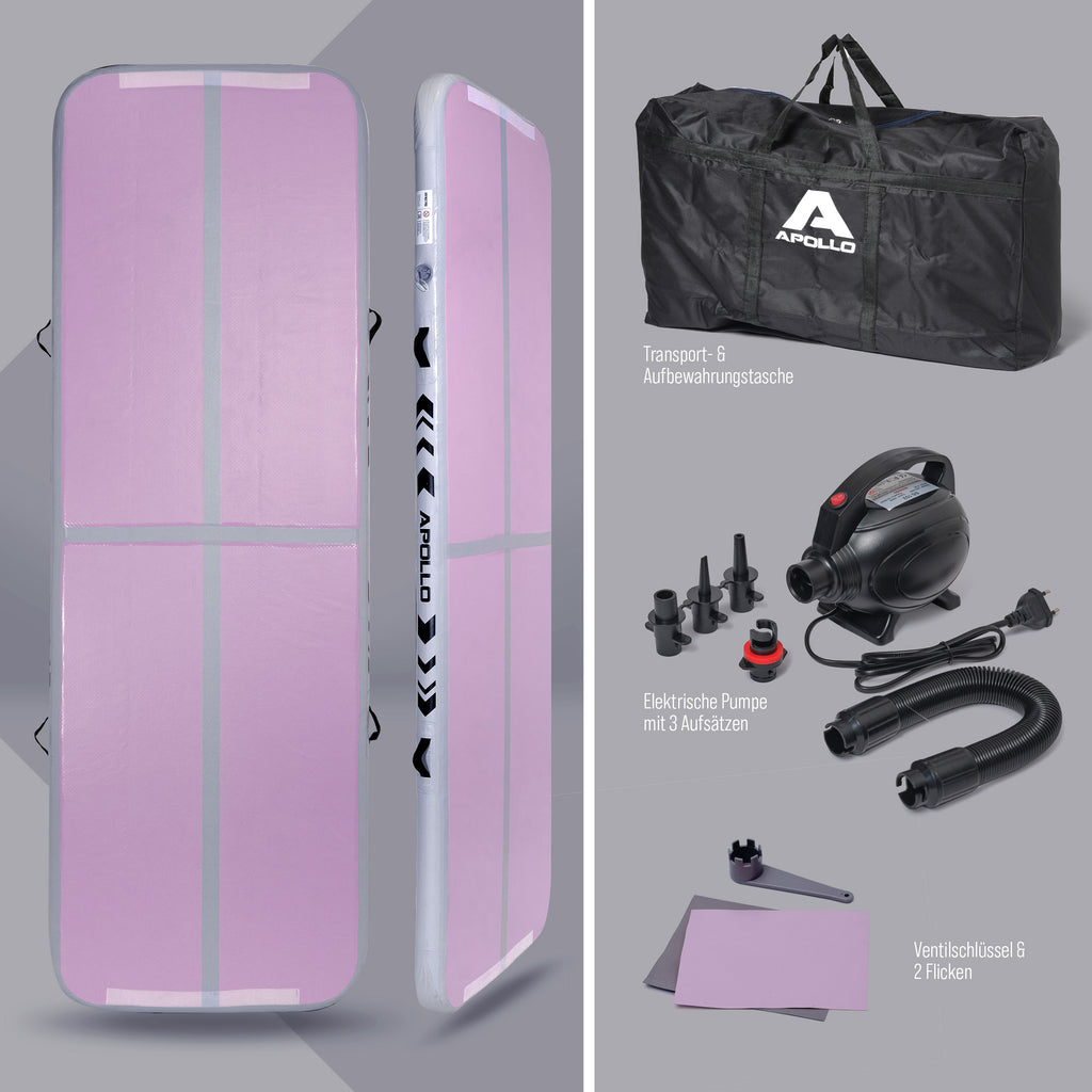 Apollo Funsport - Air Mat Pro - Air Tracking Matte - Pink - Full Color 300x100x10