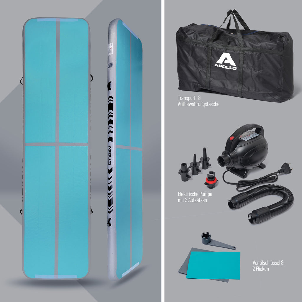 Apollo Funsport - Air Mat Pro - Air Tracking Matte - Mint - Full Color 400x100x10