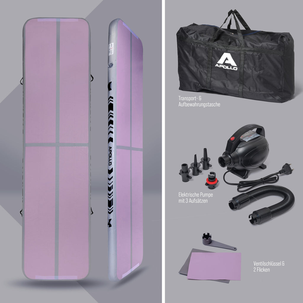 Apollo Funsport - Air Mat Pro - Air Tracking Matte - Pink - Full Color 400x100x10