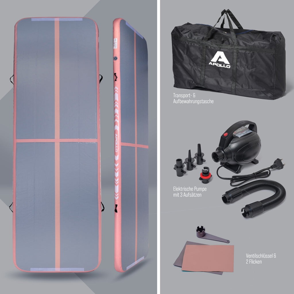 Apollo Funsport - Air Mat Pro - Air Tracking Matte - Peach 300x100x10