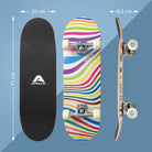Apollo Funsport - Kinder Skateboard - Retro Colors - 71 cm -