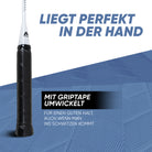 Apollo Funsport - Badminton Set Match Pro 400 - inkl. Tasche, 2x Schläger, Bälle - White Black