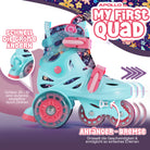 Apollo Funsport - Apollo Kids My 1st Skates - verstellbare Rollschuhe (Größe 26–30) für Kinder - Mint