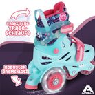 Apollo Funsport - Apollo Kids My 1st Skates - verstellbare Rollschuhe (Größe 26–30) für Kinder - Mint