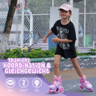 Apollo Funsport - Apollo Kids My 1st Skates - verstellbare Rollschuhe (Größe 26–30) für Kinder - Pink