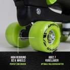 Apollo Funsport - Champion Adjustable Quad Skate - verstellbare Rollschuhe für Kinder & Jugendliche - Green