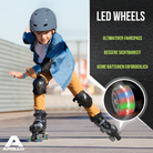 Apollo Funsport - Champion Adjustable Quad Skate - verstellbare Rollschuhe für Kinder & Jugendliche - Green