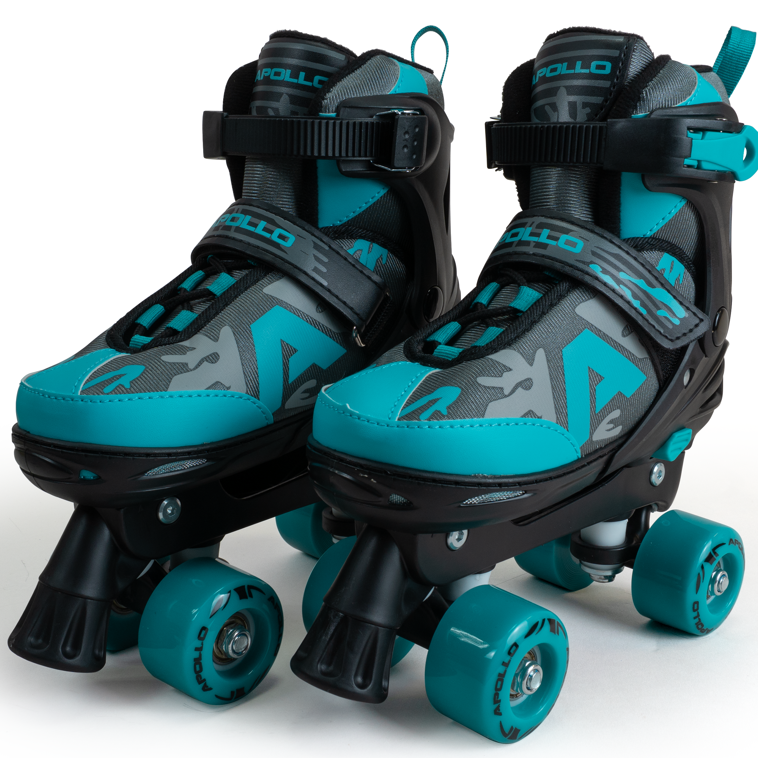 Apollo Funsport - Champion Adjustable Quad Skate - verstellbare Rollschuhe für Kinder & Jugendliche - Mint