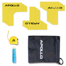 Apollo Funsport - Apollo Court Marker Set – All-in-One Bodenmarkierungsset für Präzision und Vielseitigkeit -