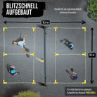 Apollo Funsport - Apollo Court Marker Set – All-in-One Bodenmarkierungsset für Präzision und Vielseitigkeit -