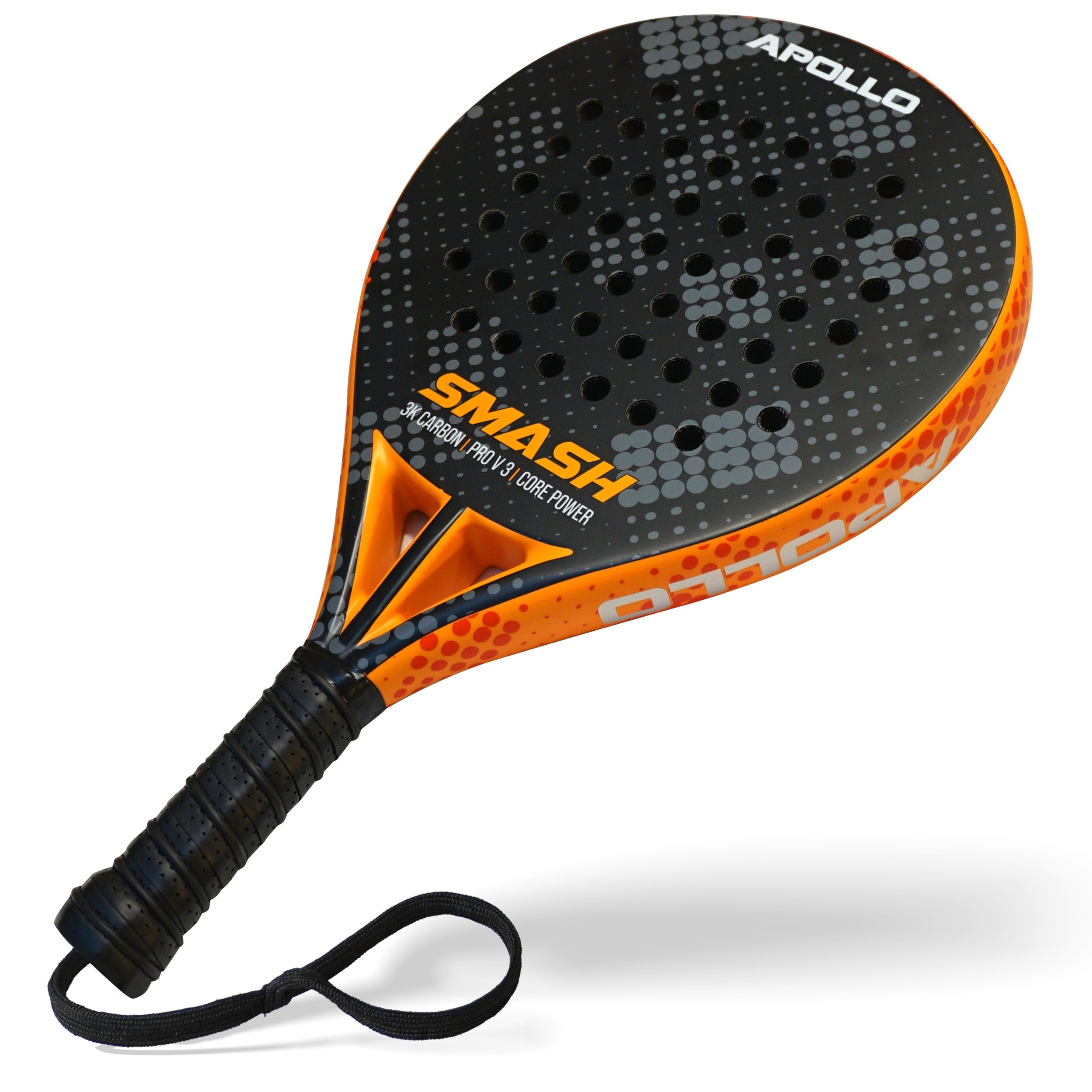 Apollo Funsport - Padelschläger / Padel Rackets - 3K Smash - Orange