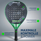 Apollo Funsport - Padelschläger / Padel Rackets - 3K Smash - Green