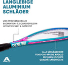 Apollo - Speed Badminton Set - inkl. Tasche, 2x Schläger, Bälle - Blau Pink