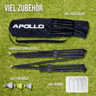 Apollo - Badminton Netz - Volleyball Netz, höhenverstellbar, verschiedene Breiten - Blau