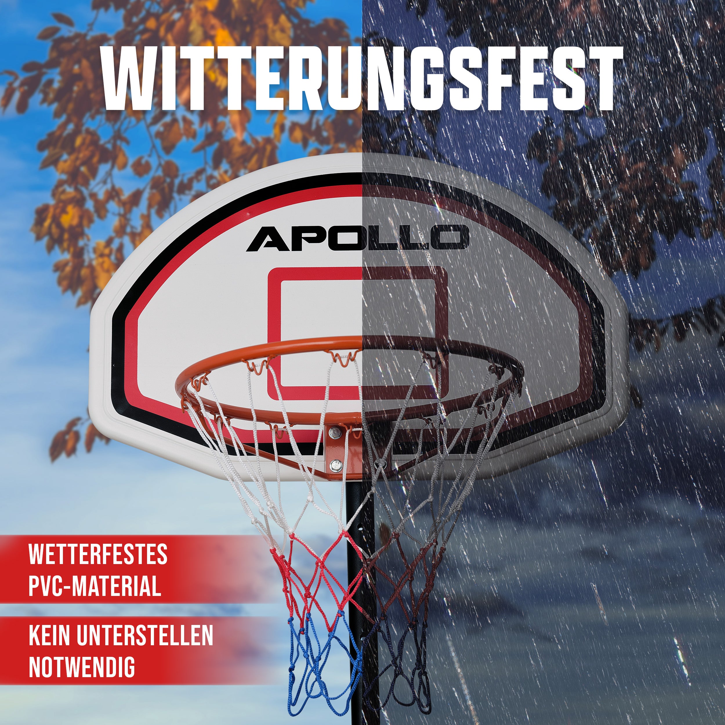 Apollo - Apollo Basketballkorb mit Ständer und Rollen - Classic
