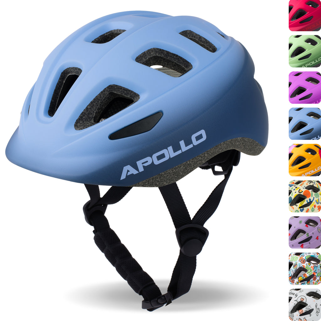 Apollo - Apollo Kinder Fahrradhelm, Helm für Kinder & Jugendliche, Multisport Helm - Blue Fade