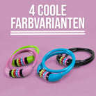 Apollo - Fahrradschloss mit Zahlen für Kinder, 10x650 mm, Scooter Schloss,Zahlenschloss - Blau