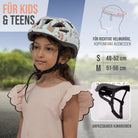 Apollo - Apollo Kinder Fahrradhelm, Helm für Kinder & Jugendliche, Multisport Helm - Fairytale