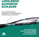 Apollo - Speed Badminton Set - inkl. Tasche, 2x Schläger, Bälle - Grau Mint
