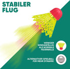 Apollo - Speed Badminton Set - inkl. Tasche, 2x Schläger, Bälle - Grau Mint