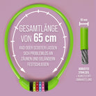 Apollo - Fahrradschloss mit Zahlen für Kinder, 10x650 mm, Scooter Schloss,Zahlenschloss - Grün