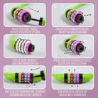 Apollo - Fahrradschloss mit Zahlen für Kinder, 10x650 mm, Scooter Schloss,Zahlenschloss - Grün