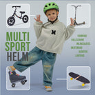 Apollo - Apollo Kinder Fahrradhelm, Helm für Kinder & Jugendliche, Multisport Helm - Green Fade