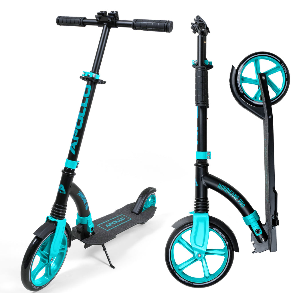 Apollo - Apollo Scooter - "Hurricane" City-Scooter mit Federung - Schwarz Mint