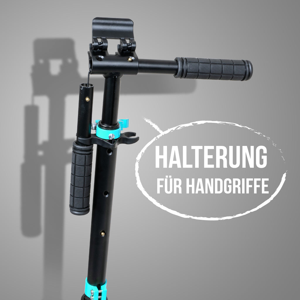 Apollo - Apollo Scooter - "Hurricane" City-Scooter mit Federung - Schwarz Mint