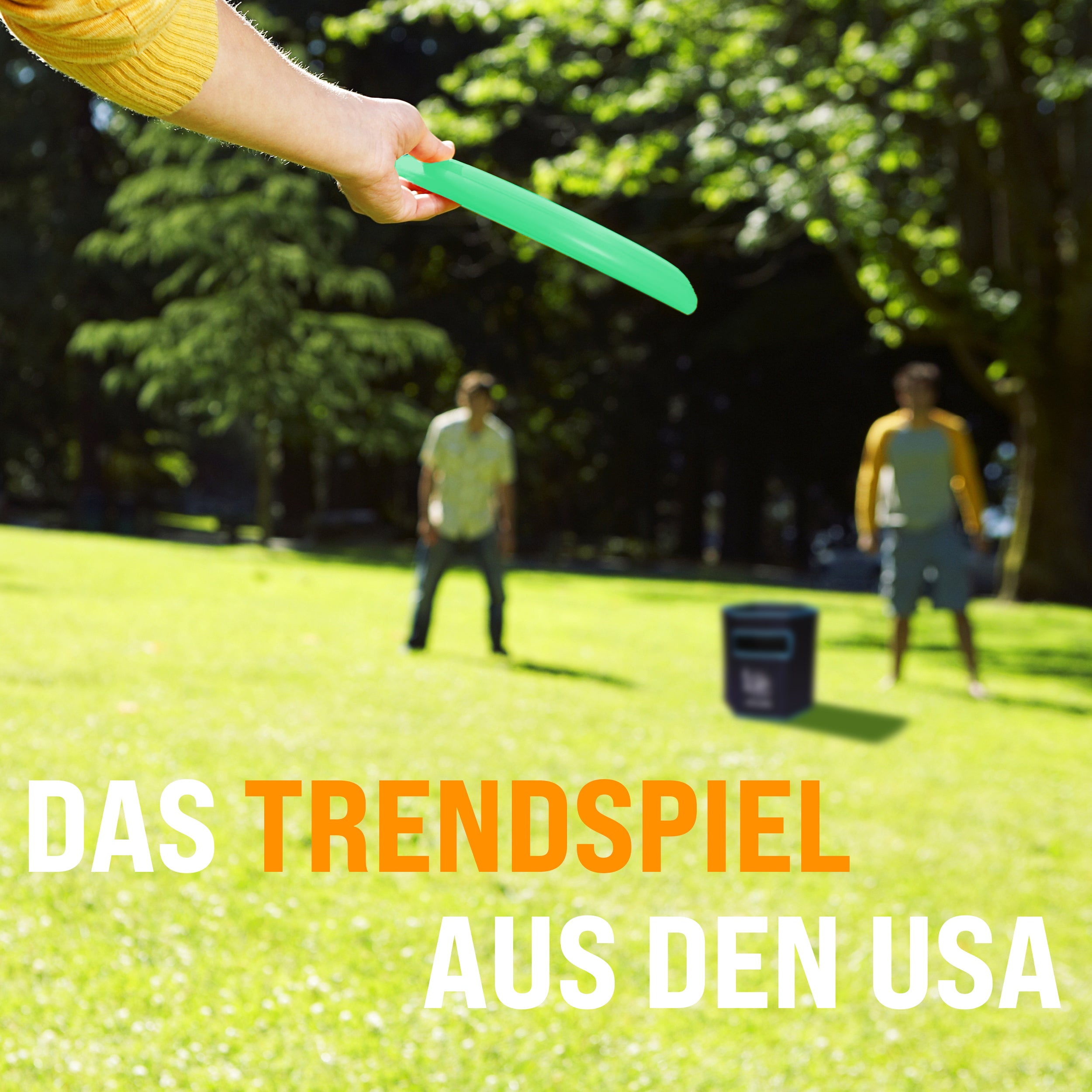 Ocean 5 - Disc Jam Set - lustiges Wurfspiel, Outdoorspiel, Strandspiel für 4 Personen - Grün