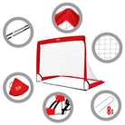 Apollo Funsport - Minitore "Goalgetter" - Faltbare Minitore im 2er Set - Goalgetter - Faltbare Minitore (2er Set)