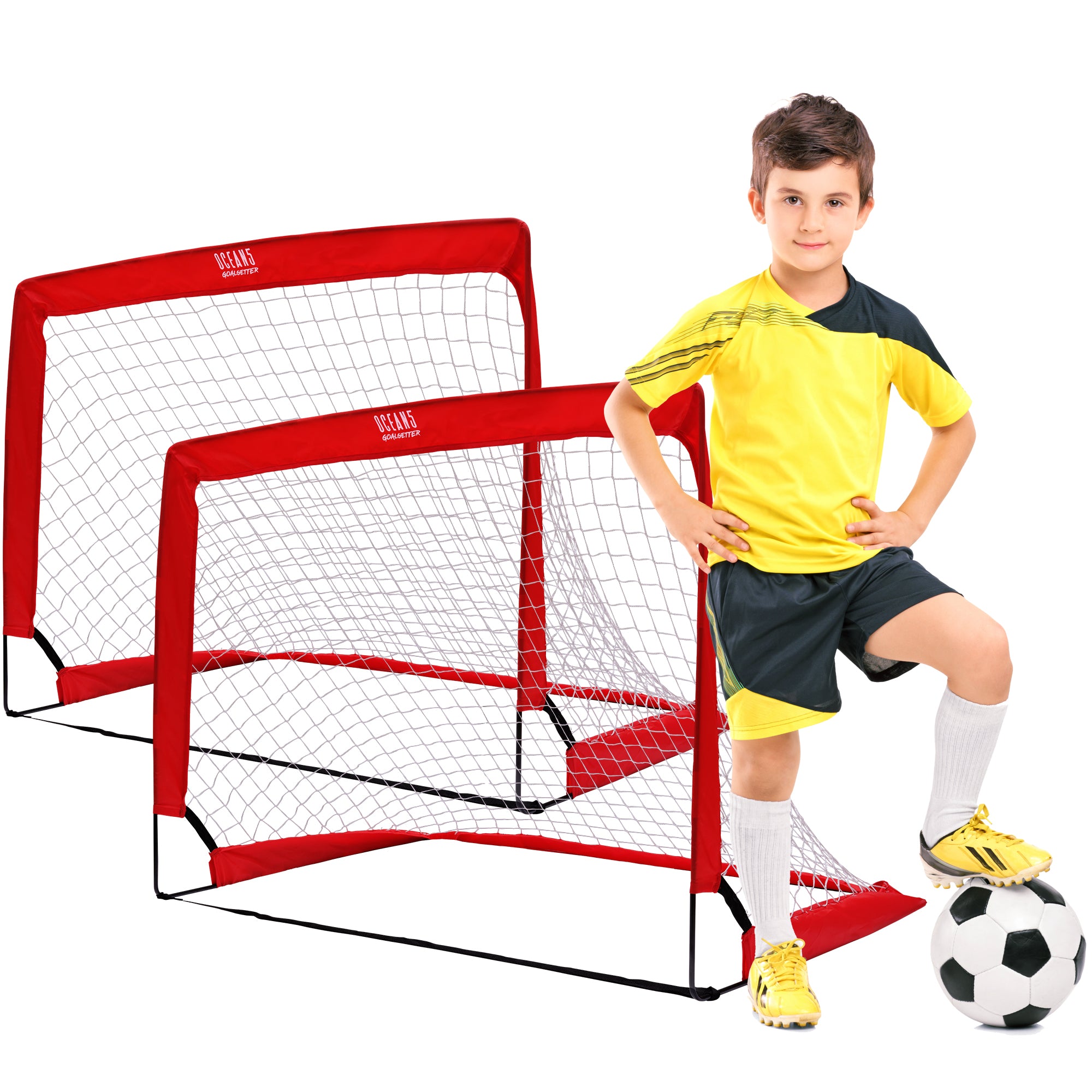 Apollo Funsport - Minitore "Goalgetter" - Faltbare Minitore im 2er Set - Goalgetter - Faltbare Minitore (2er Set)