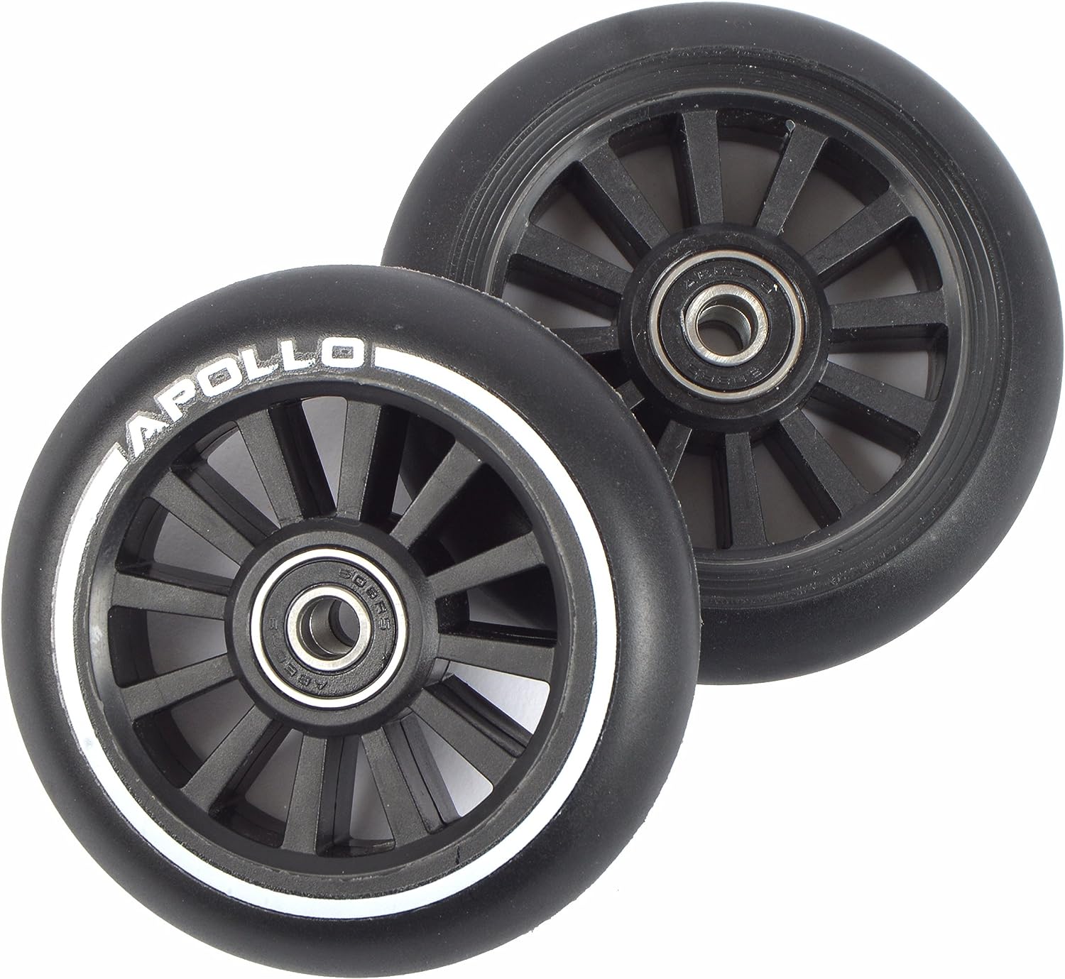 Apollo - Stunt Scooter 100mm ALU / PP Core Wheel Set - Schwarz - PP-Core