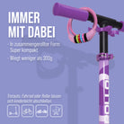 Apollo - Fahrradschloss mit Zahlen für Kinder, 10x650 mm, Scooter Schloss,Zahlenschloss - Pink