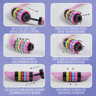 Apollo - Fahrradschloss mit Zahlen für Kinder, 10x650 mm, Scooter Schloss,Zahlenschloss - Pink