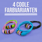 Apollo - Fahrradschloss mit Zahlen für Kinder, 10x650 mm, Scooter Schloss,Zahlenschloss - Pink