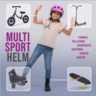 Apollo - Apollo Kinder Fahrradhelm, Helm für Kinder & Jugendliche, Multisport Helm - Pink Fade