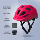 Apollo - Apollo Kinder Fahrradhelm, Helm für Kinder & Jugendliche, Multisport Helm - Red Fade