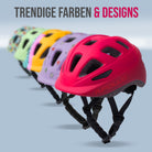 Apollo - Apollo Kinder Fahrradhelm, Helm für Kinder & Jugendliche, Multisport Helm - Red Fade