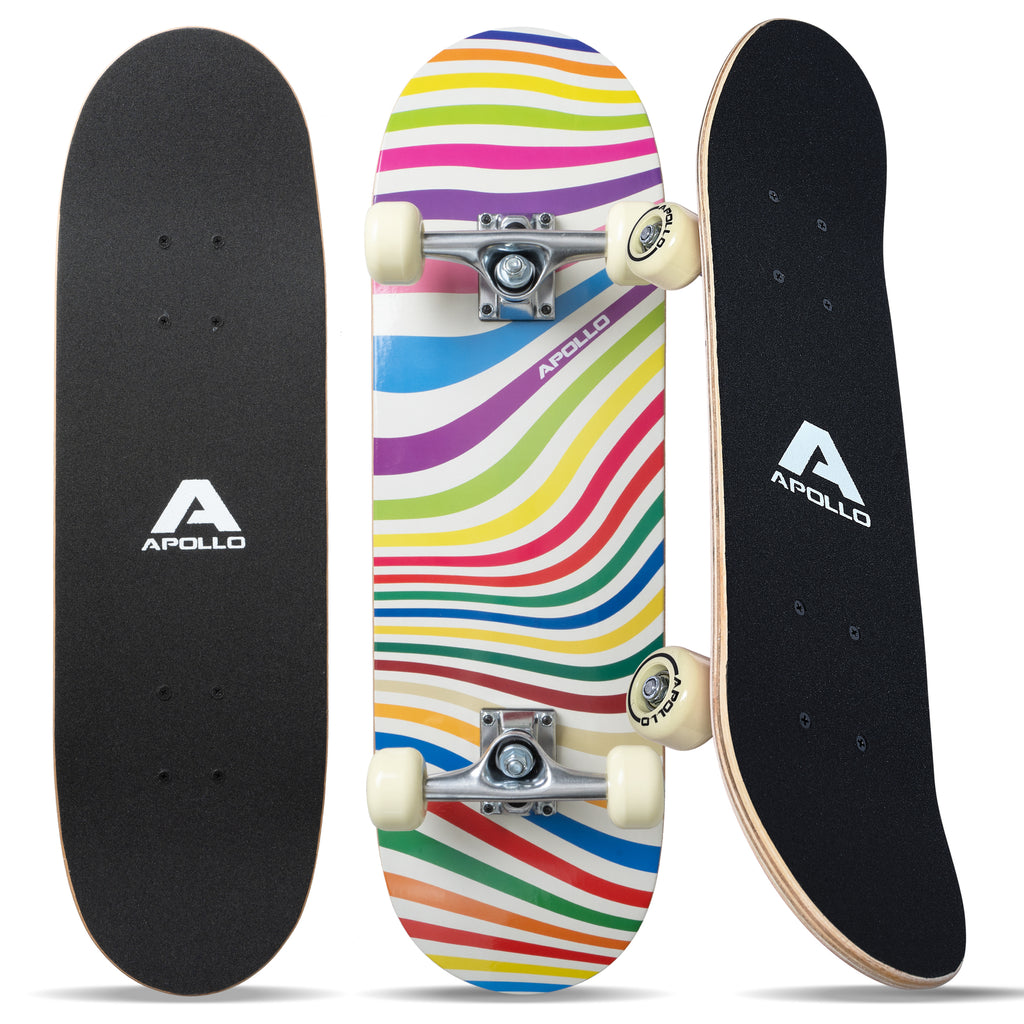 Apollo Funsport - Kinder Skateboard - Retro Colors - 71 cm -