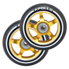Apollo - Stunt Scooter 100mm ALU / PP Core Wheel Set - Gold - ALU Core